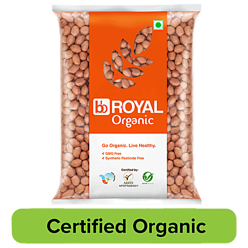 bb Royal Organic - Raw Peanuts/Kadalekayi, 500 g  