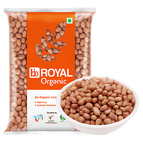 bb Royal Organic - Raw Peanuts/Kadalekayi, 500 g  