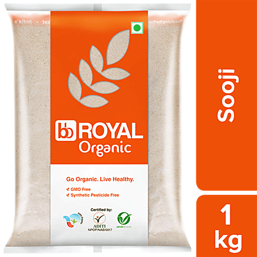 bb Royal Organic - Sooji/Rawa, 1 kg  
