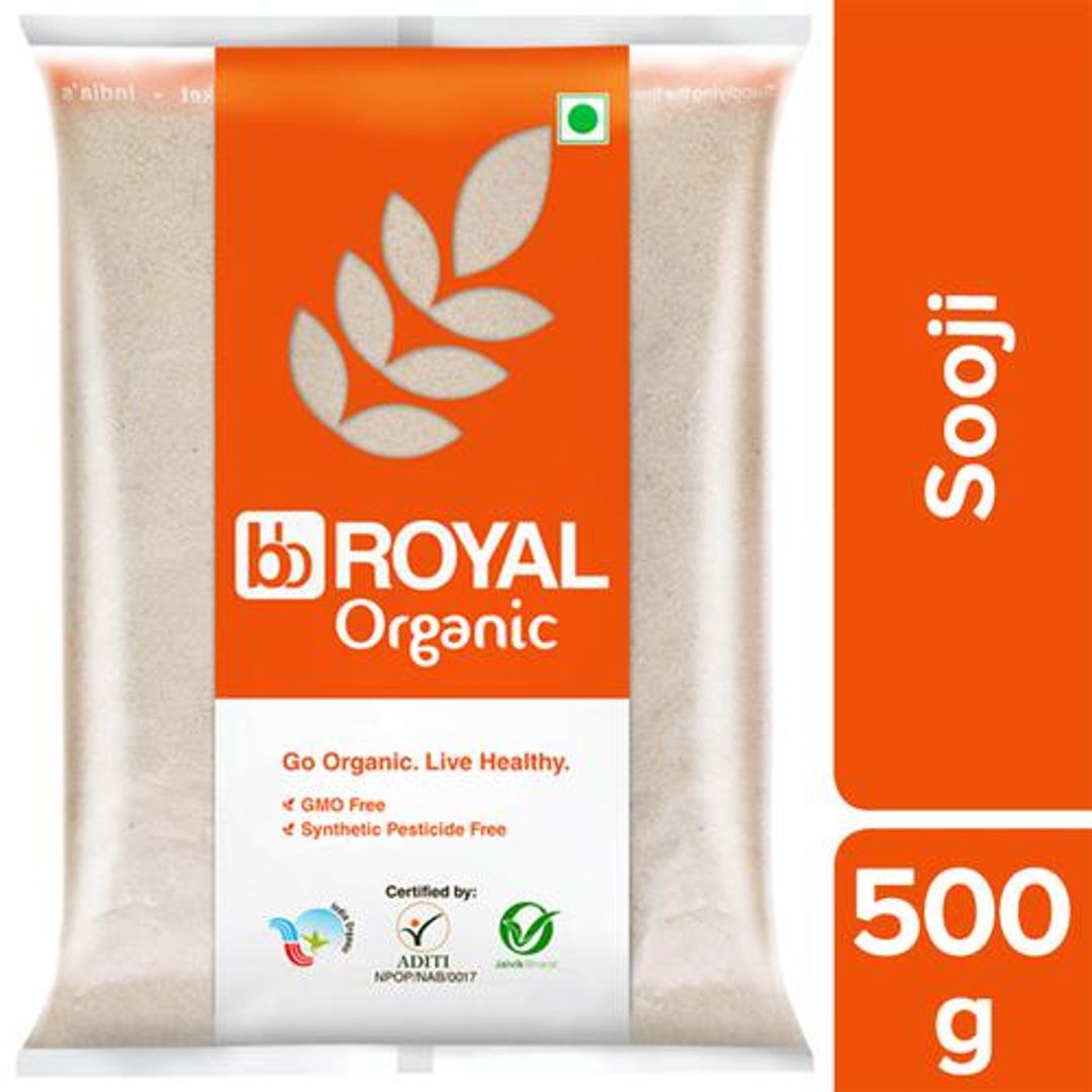 BB Royal Organic - Sooji/Rava, 500 g 