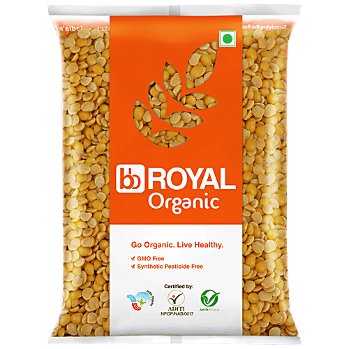 bb Royal Organic - Toor Da/Thuvaram Parupu, 1 kg  