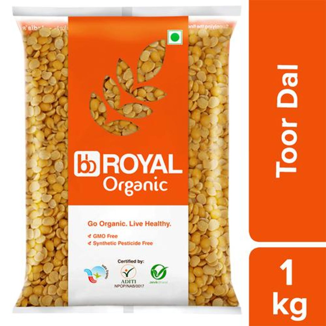 BB Royal Organic - Toor Dal/Togari Bele, 1 kg 