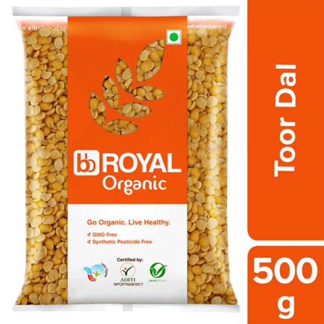 BB Royal Organic - Toor Dal/Togari Bele, 500 g 