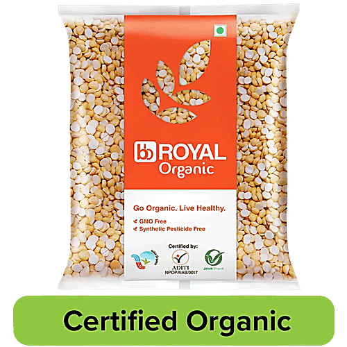 bb Royal Organic Fried Gram/Bhuna Chana, 500 g  GMO Free, Synthetic Pesticide Free