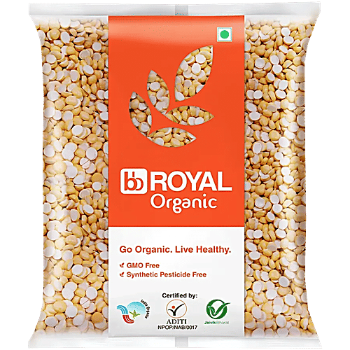 bb Royal Organic Fried Gram/Bhuna Chana, 500 g  GMO Free, Synthetic Pesticide Free