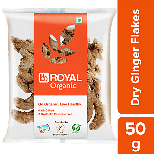 bb Royal Organic - Dry Ginger Flakes, 50 g  