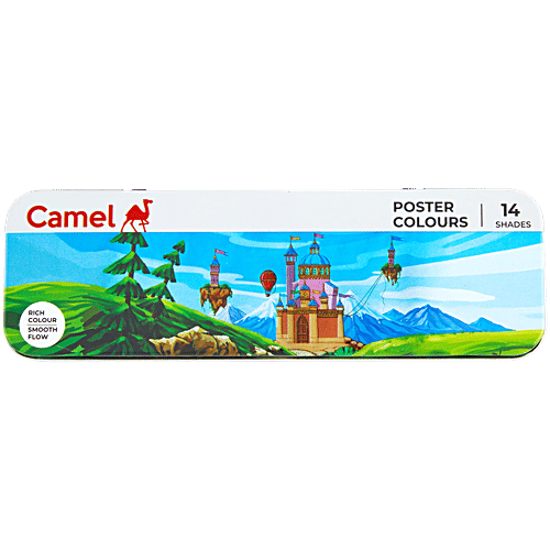 Camlin Student Poster Colour - 14 Shades, 1 pc  