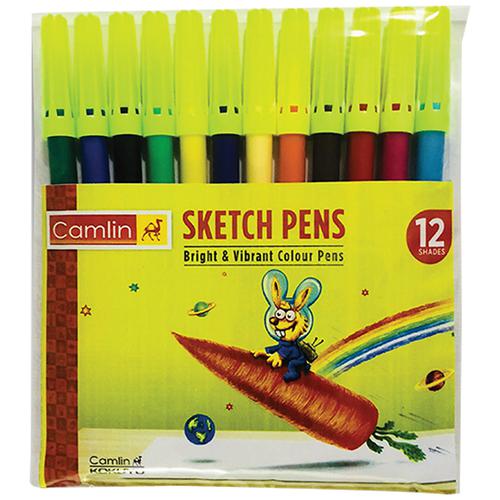Buy Camlin Colour Pencil Combo Half Size Sketch Pen 12 Shades 1 Pc