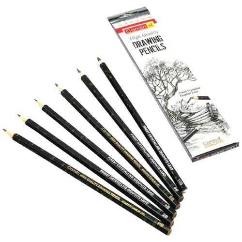 Buy Camlin Drawing Pencils Assorted pack of 6 grades Online in India