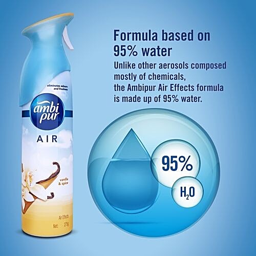 Ambi pur Air Effect Air Freshener - Vanilla & Spice, 275 ml  