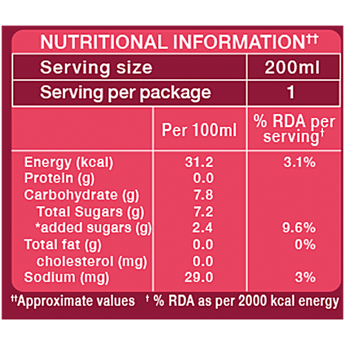 Paper Boat Anar/Pomegranate Juice - Low Sugar, 200 ml  No Added Preservatives, No Added Colours