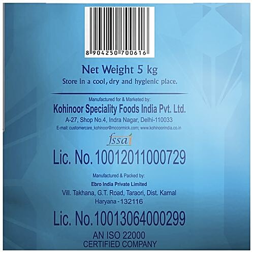 Kohinoor Basmati Rice/Basmati Tandul - Authentic, Super Value, 5 kg  