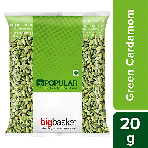 bb Popular Cardamom Green/Hari Ilaichi, 20 g  