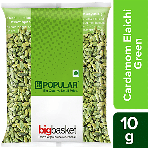 bb Popular Cardamom/Elaichi - Green, 10 g  