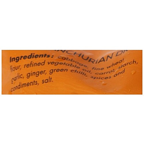 Handi Frozen - Veg Manchurian Dry, 250 g  No Preservative & No Color