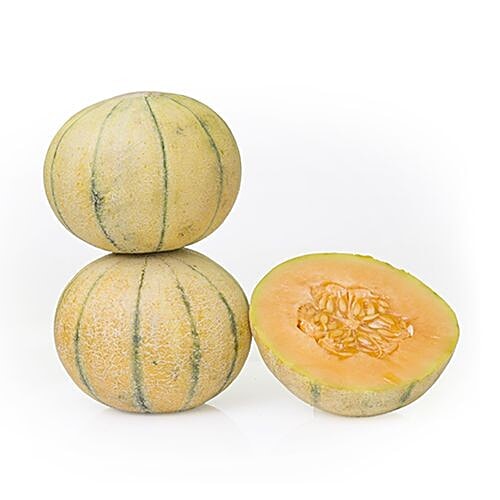Fresho Muskmelon - Striped, 1 pc (approx. 450 g - 900 g) 