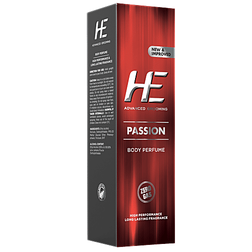 He Body Perfume - Passion, 122 ml  High Performance & Long Lasting