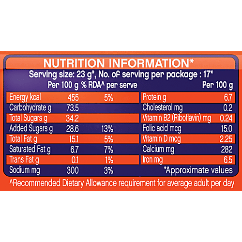 Bournvita Biscuits - Cookies With ProHealth Vitamins, 46.5 g Pouch 