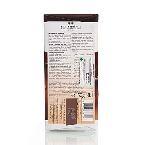 Lindt Dark Chocolate - 34% Hazelnuts, 150 g  