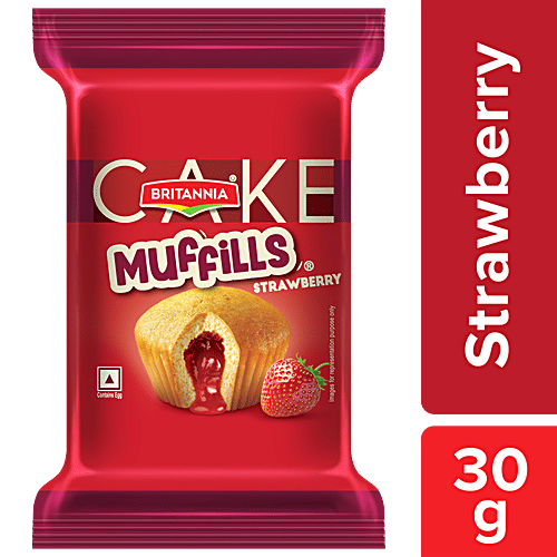 Britannia Muffils - Strawberry, 30 g Pouch 