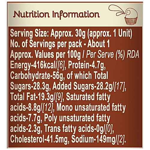Britannia Choco Muffills, 30 g Centre Filled, Soft, Spongy & Fluffy, Dessert/Snack