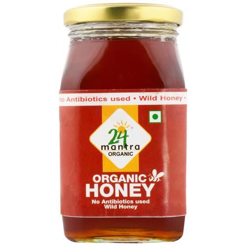 24 Mantra Organic Wild Honey, 500 g  