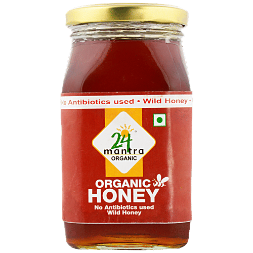 24 Mantra Organic Wild Honey, 500 g  
