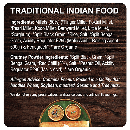 24 Mantra Organic Millet Dosa Mix, 216 g  Rich Source Of Dietary Fibre