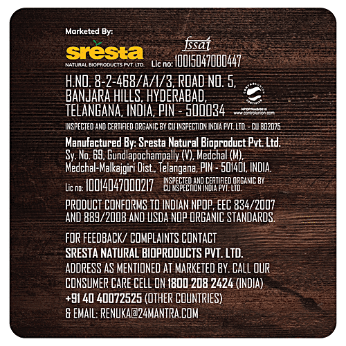 24 Mantra Organic Ragi Idli Mix, 216 g  Source of Protein