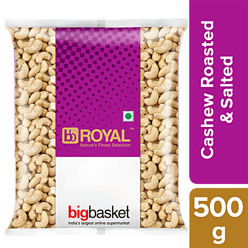 bb Royal Cashew/Kaju - Roasted & Salted, 500 g  