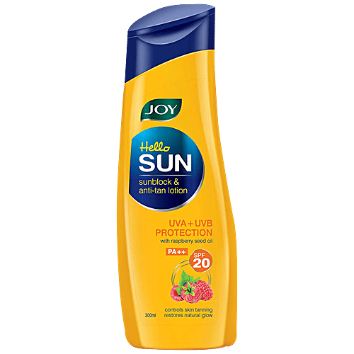 Buy Joy Hello Sun SunBlock & AntiTan Lotion SPF20 Online at Best Price