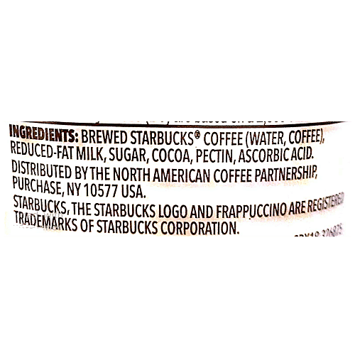 Starbucks Imported Frappuccino Chilled Coffee Drink - Mocha, 281 ml Bottle 