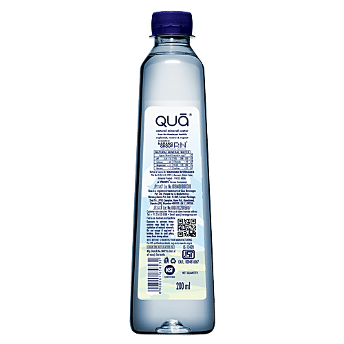 Buy Qua Natural Mineral Water 200 Ml Online at the Best Price of Rs 20