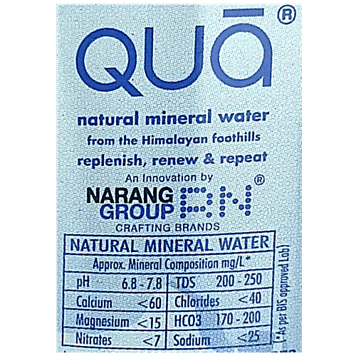 Qua Natural Mineral Water, 200 ml  