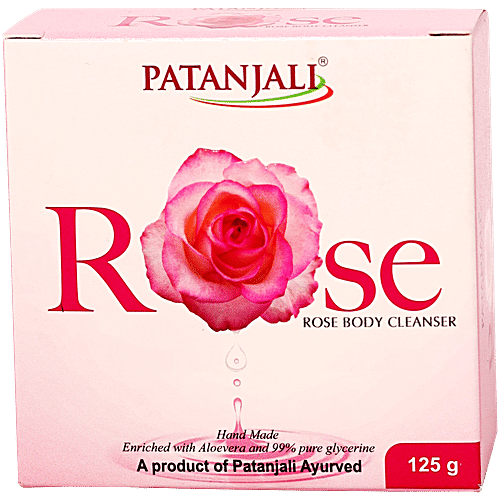 Patanjali Body Cleanser - Rose, 125 g  