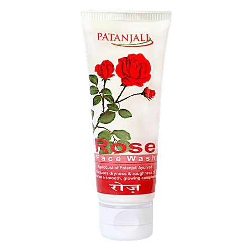 Patanjali Face Wash - Rose, 60 ml  