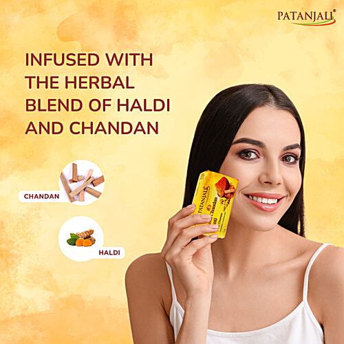 Patanjali Body Cleanser - Haldi Chandan Kanti, 150 g  