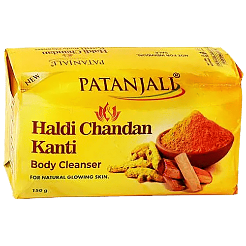 Patanjali Body Cleanser - Haldi Chandan Kanti, 150 g  