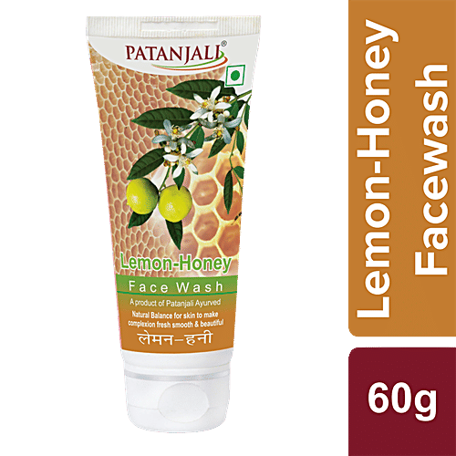 Patanjali Face Wash - Lemon Honey, 60 g  