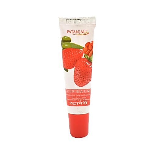 Buy Patanjali Lip Balm Strawberry 10 Gm Online At Best Price of Rs 25