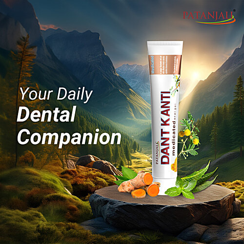 Patanjali Dant Kanti Medicated Oral Gel, 100 g  For Sensitive Teeth