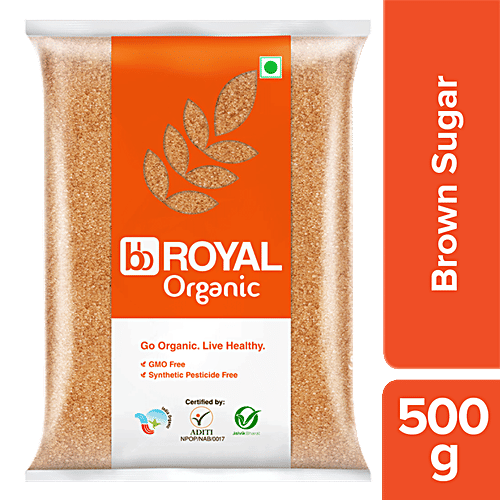 bb Royal Organic - Brown Sugar/Sakkare, 500 g  GMO Free