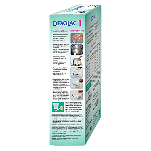 Dexolac Infant Formula - Powder, Stage 1, 400 g  
