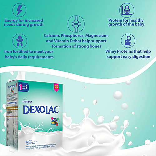 Dexolac Infant Formula - Powder, Stage 1, 400 g  