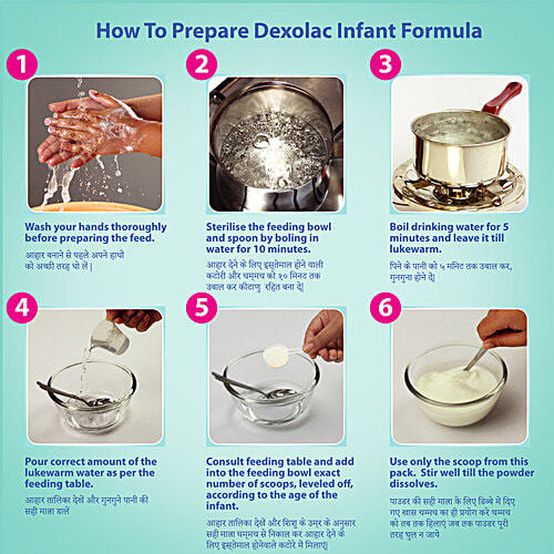 Dexolac Infant Formula - Powder, Stage 1, 400 g  