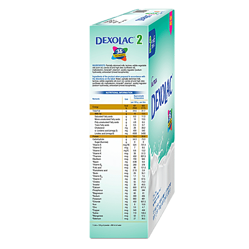 Dexolac Follow-Up Formula - Infant Powder, Stage 2, 400 g  