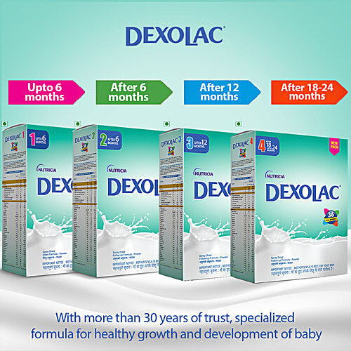 Dexolac Follow-Up Formula - Infant Powder, Stage 2, 400 g  