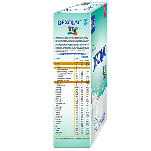 Dexolac Follow-Up Formula - Infant Powder, Stage 3, 400 g  