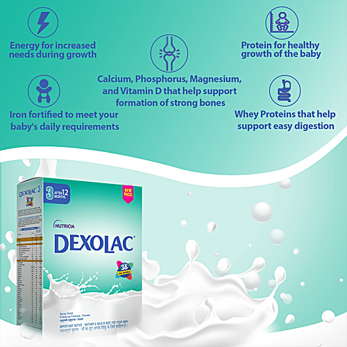 Dexolac Follow-Up Formula - Infant Powder, Stage 3, 400 g  