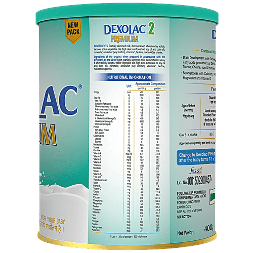 Dexolac Premium - 2 Follow-up Formula, 400 g  